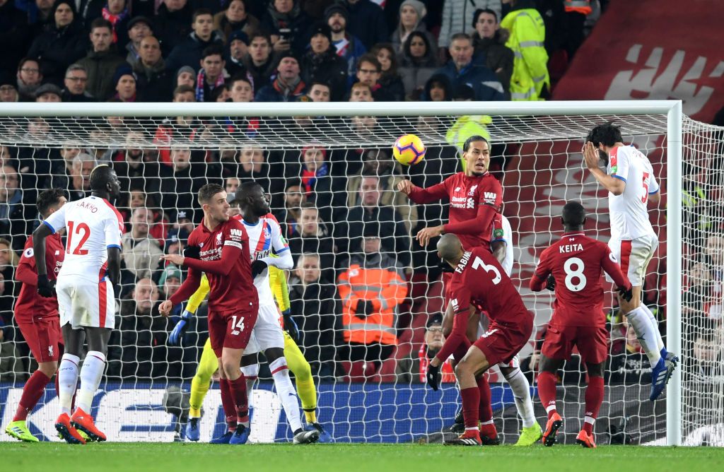 James Tomkins Liverpool vs Crystal Palace EPL 190119