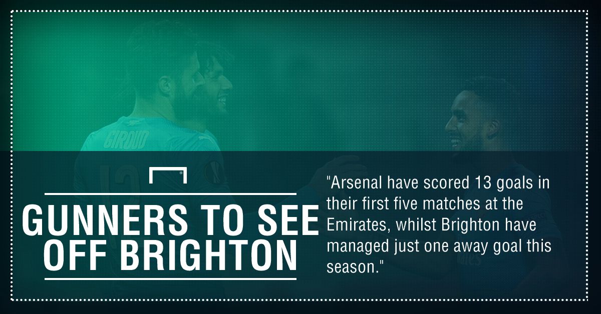 Arsenal brighton graphic