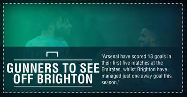 Arsenal brighton graphic