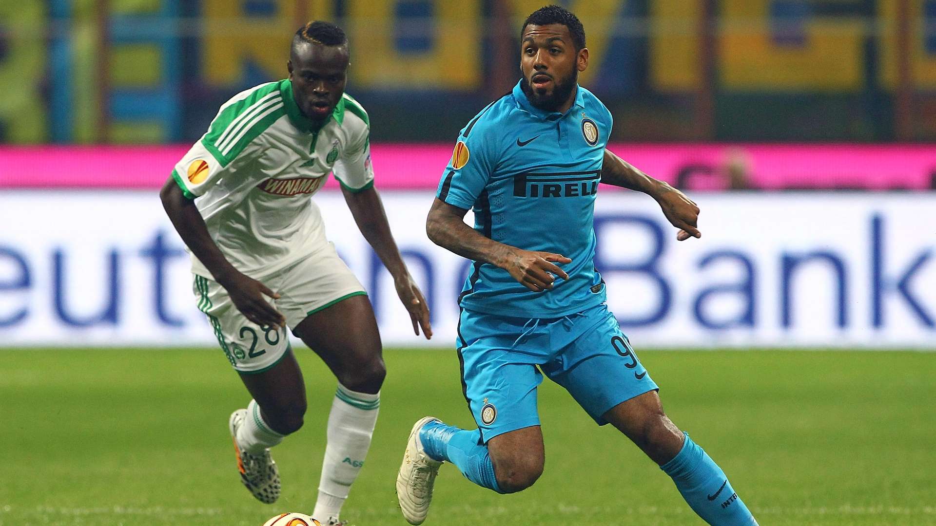 Yann M'Vila Ismael Diomande Inter Saint Etienne