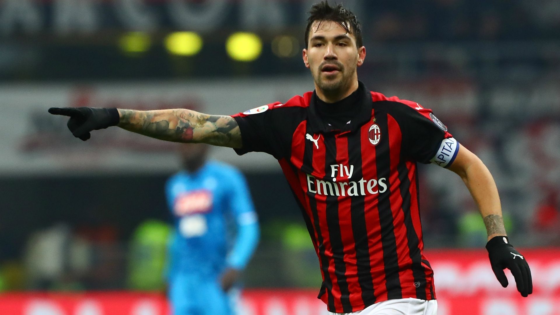 Alessio Romagnoli Milan Napoli Serie A
