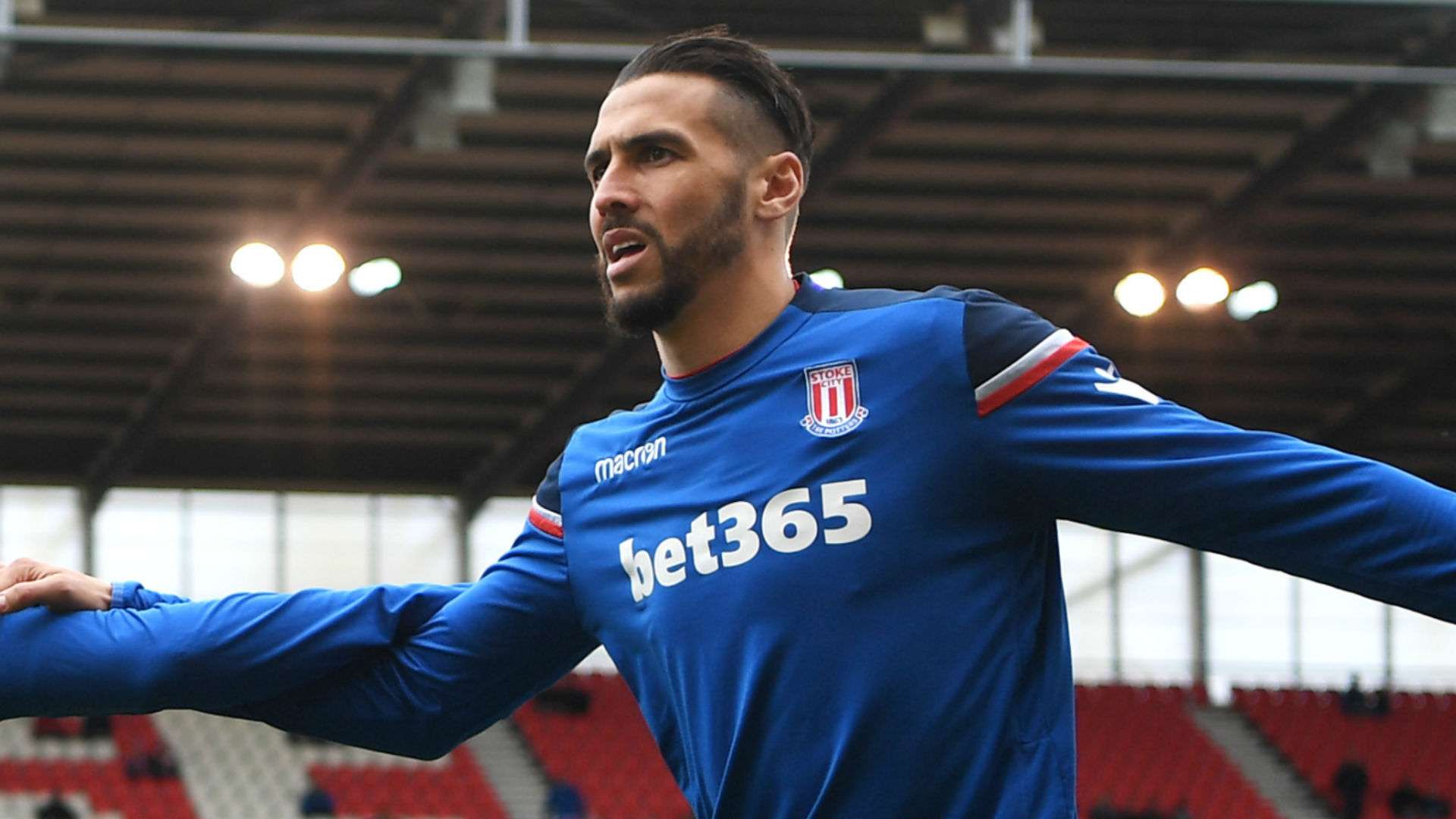 Geoff Cameron Stoke City pregame