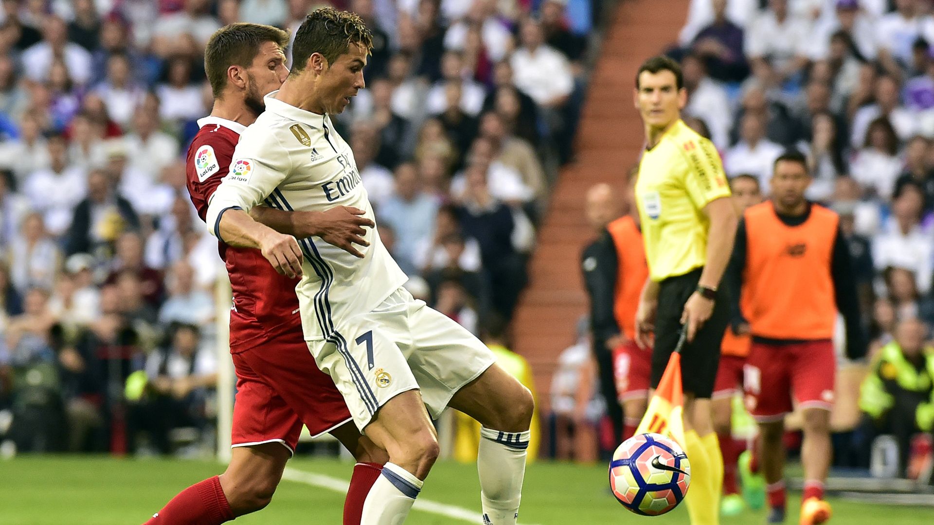 Real Madrid FC Sevilla Ronaldo Carrico 14052017