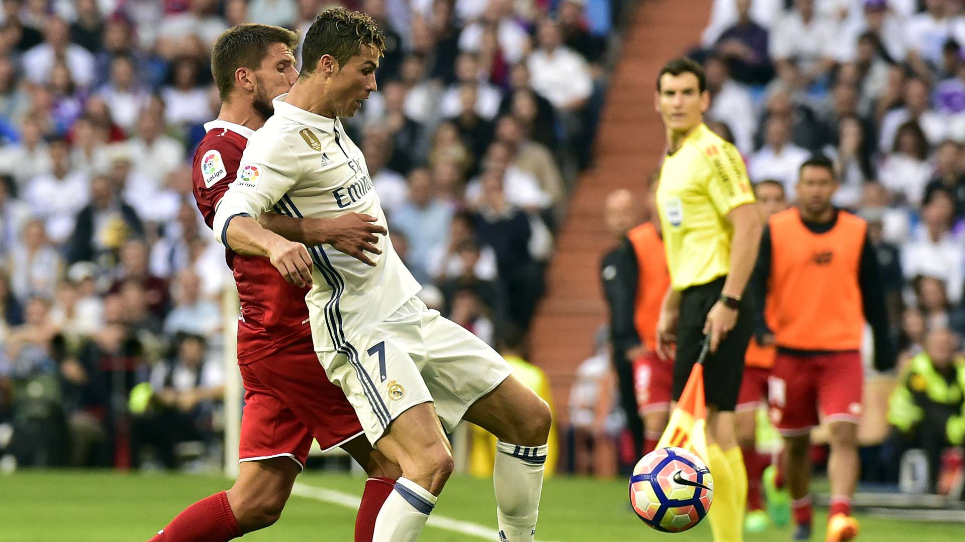 Real Madrid FC Sevilla Ronaldo Carrico 14052017