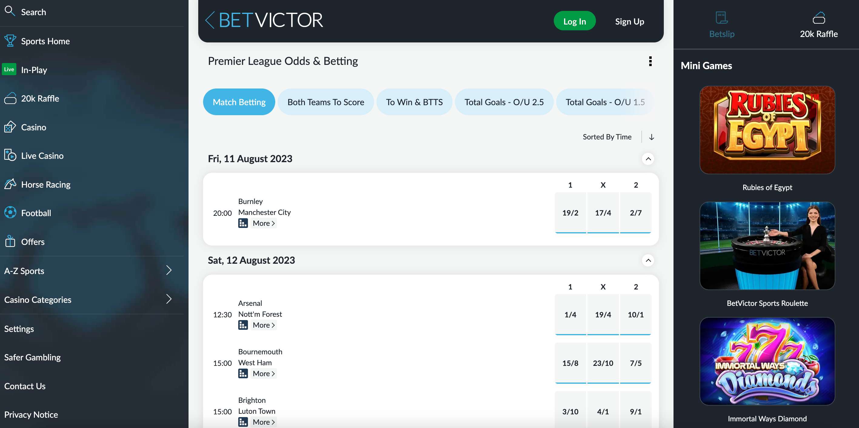Best Betting Sites - BetVictor