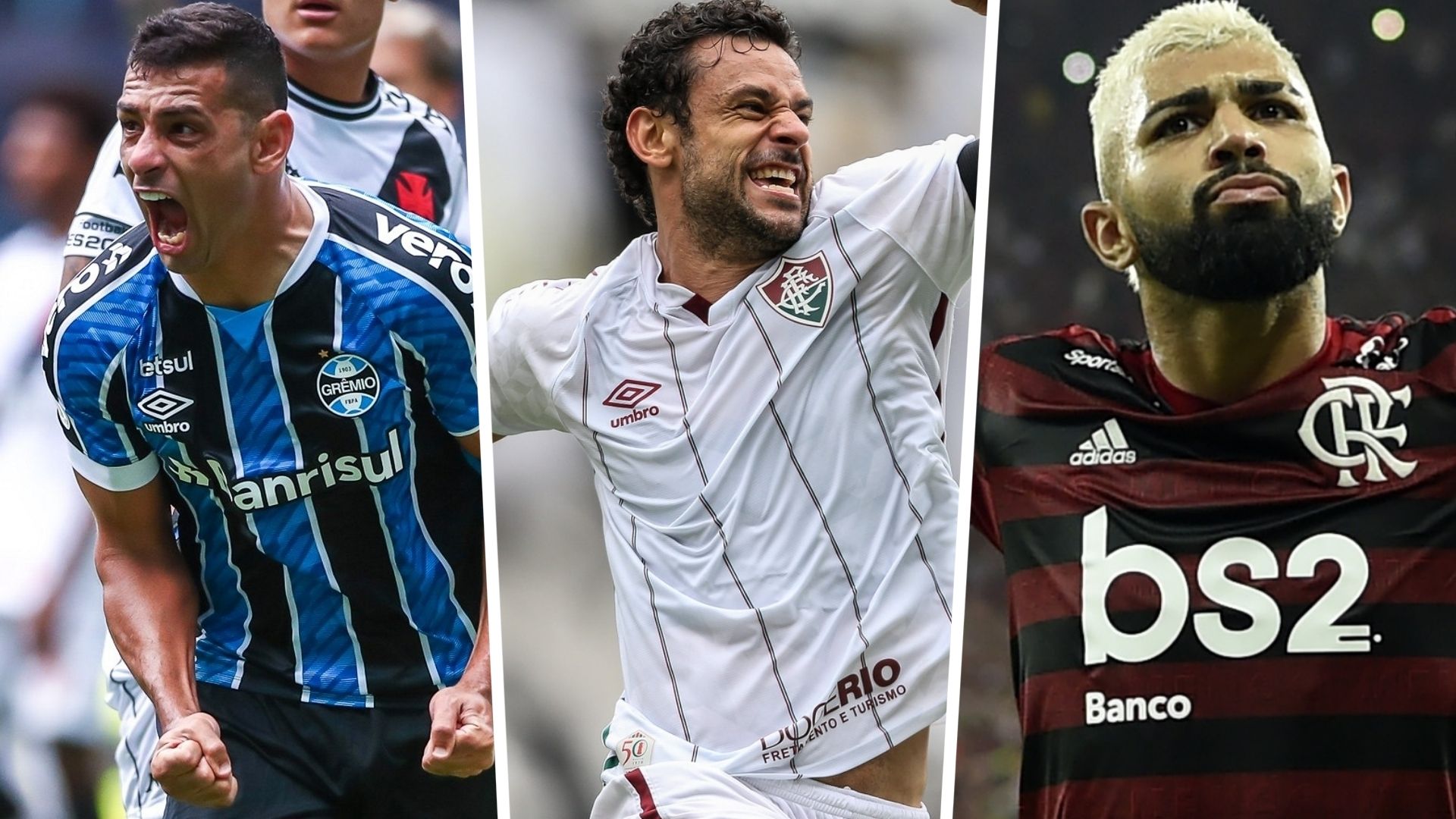 Diego Souza, Fred e Gabigol