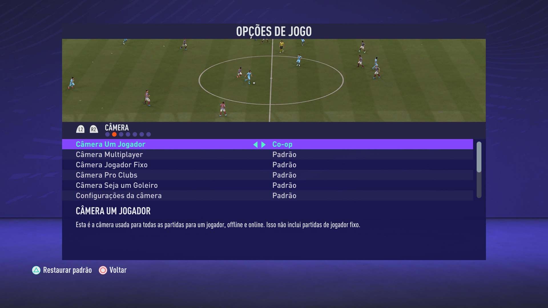 Configurações FIFA 21 - 5