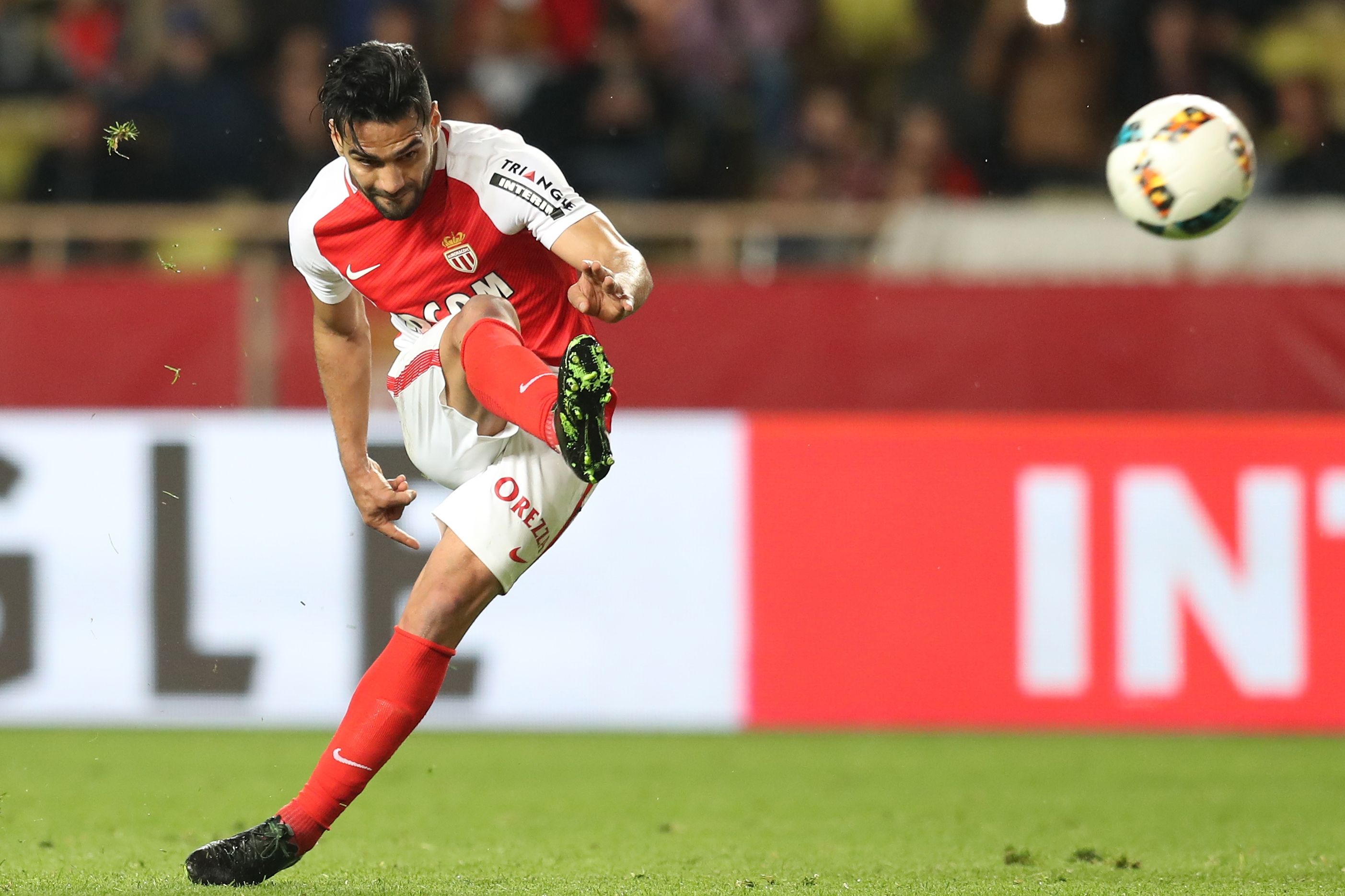 Radamel Falcao tiro libre Monaco vs Dijon 15042017