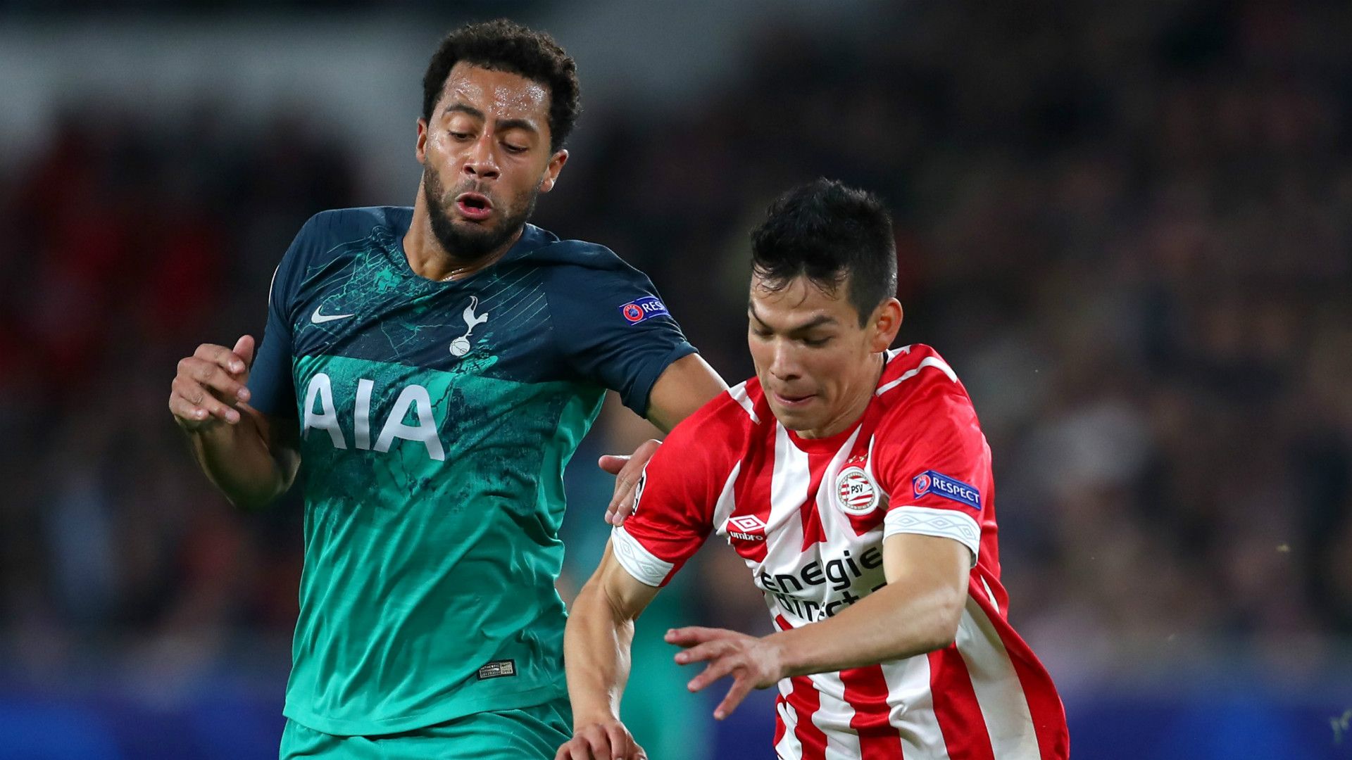 Mousa Dembele Hirving Lozano Tottenham PSV 2018-19