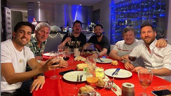 Cena familia Messi