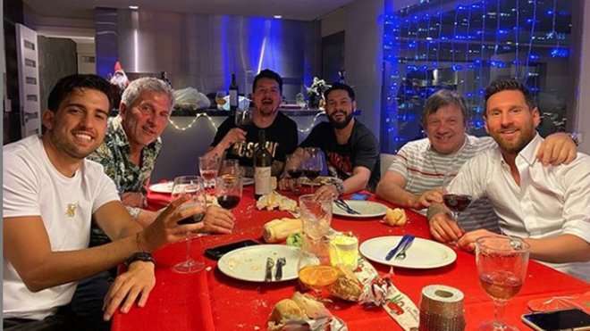 Cena familia Messi