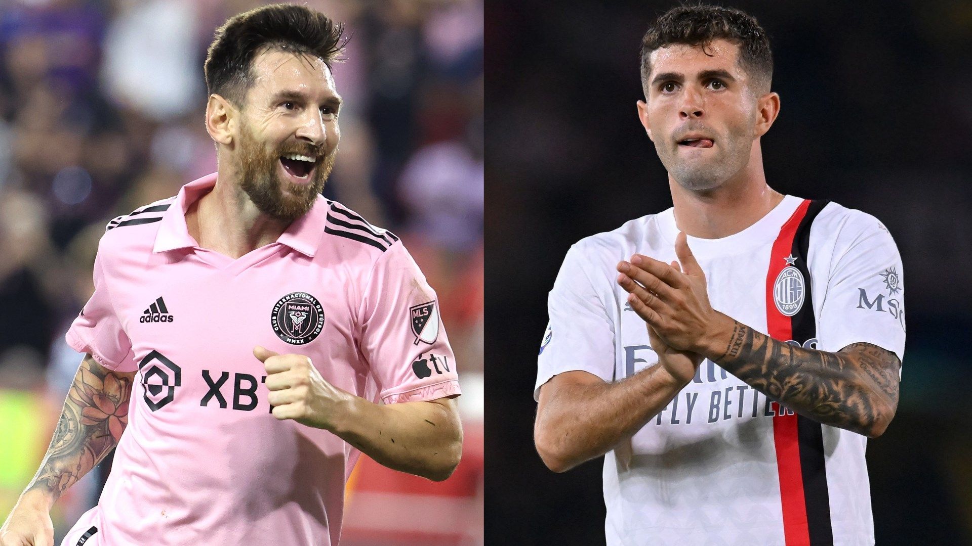 Lionel Messi Christian Pulisic split