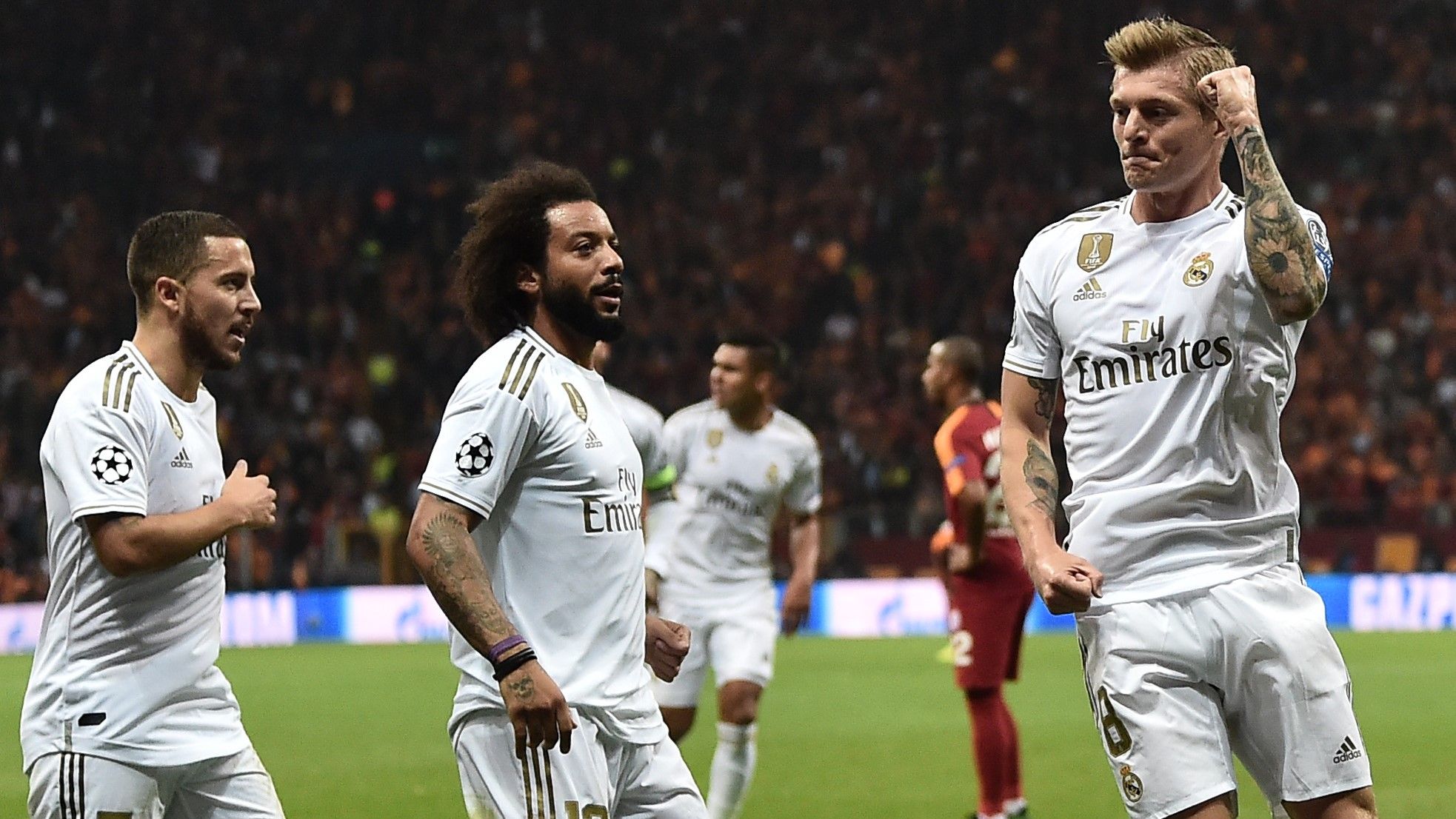 Toni Kroos Eden Hazard Marcelo Galatasaray Real Madrid UCL 22102019