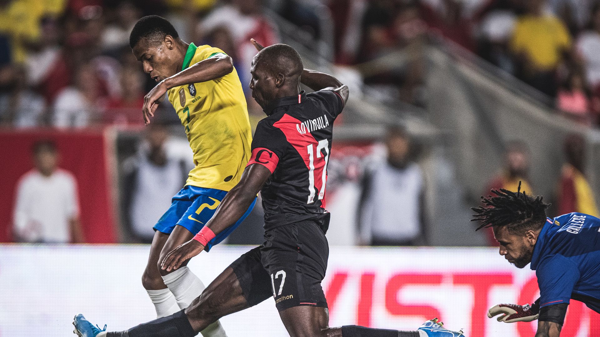 David Neres Luis Advíncula Brasil Peru Amistoso 11092019