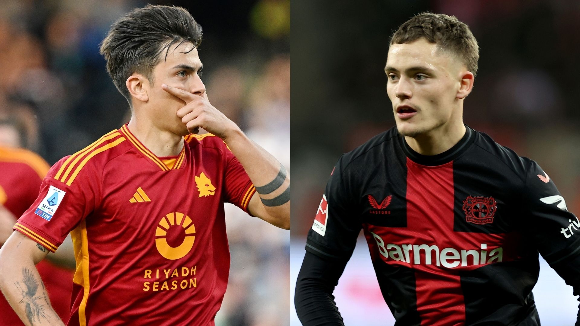 Paulo Dybala Roma Florian Wirtz Leverkusen
