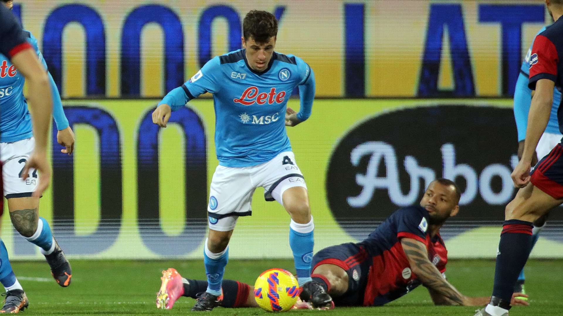 Diego Demme Joao Pedro Cagliari Napoli Serie A