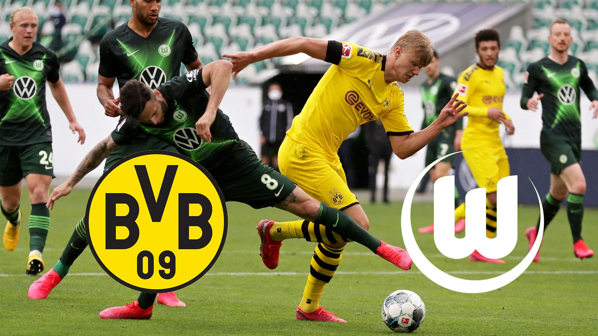 getty images bvb wolfsburg erling haaland borussia dortmund bundesliga 2020 2021 tv live-stream