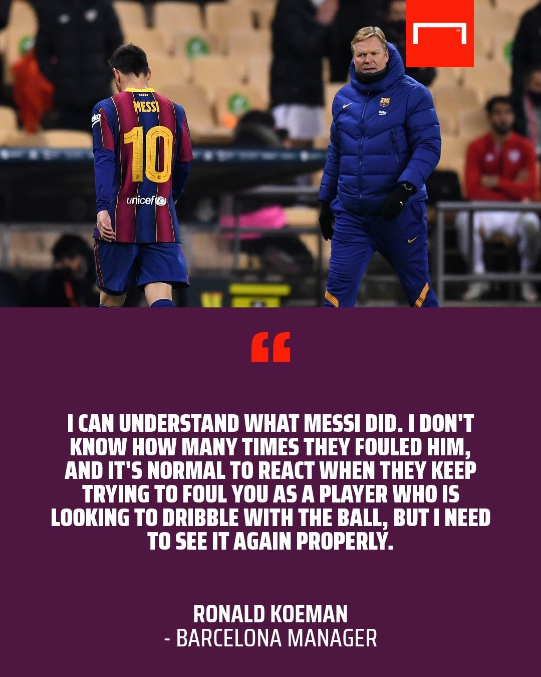 Messi Koeman quote GFX