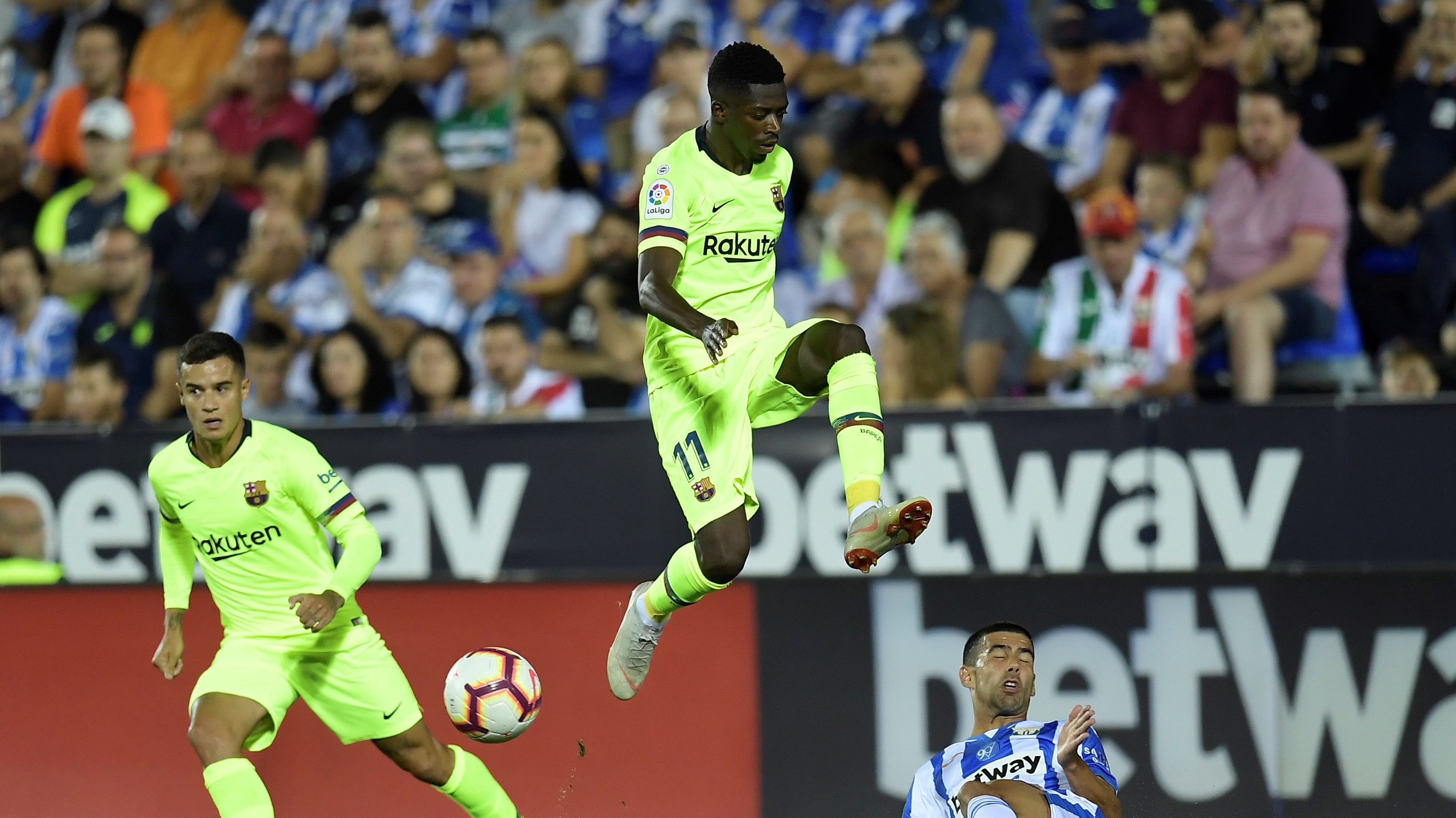 Ousmane Dembele Leganes Barcelona LaLiga 26092018
