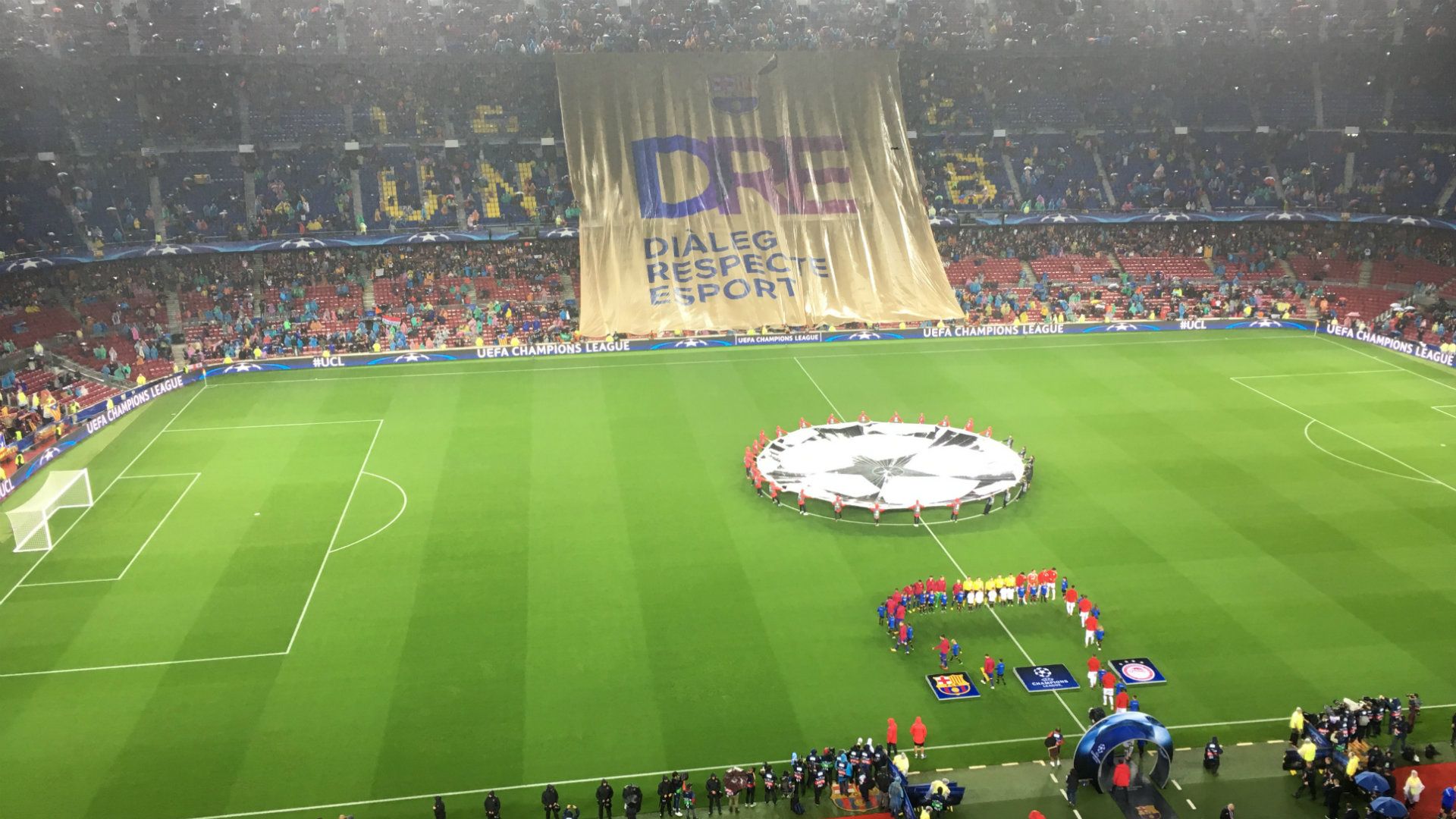 Camp Nou diálogo, respecto y deporte