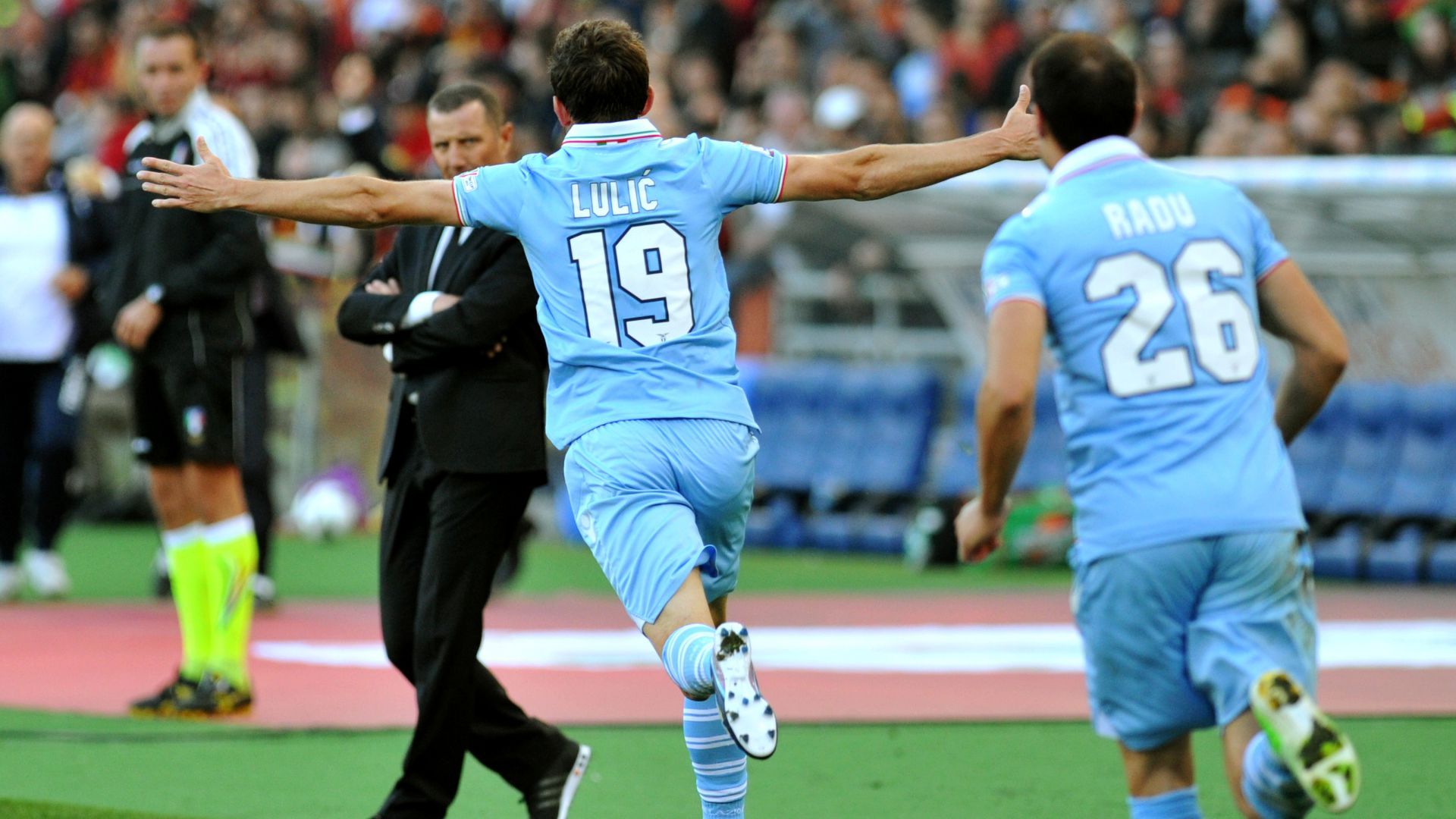 Lulic Andreazzoli Roma-Lazio