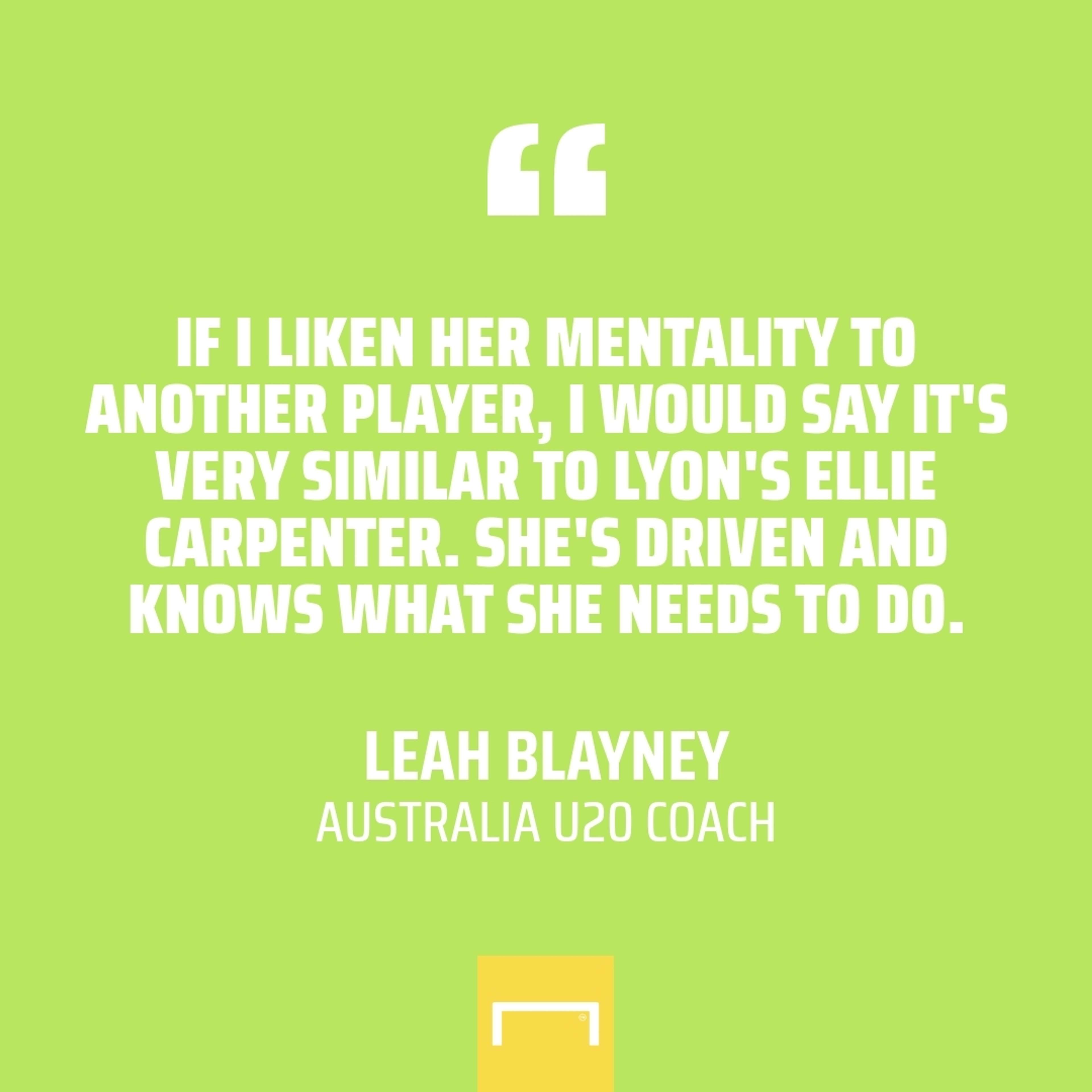 Leah Blayney quote PS 1:1