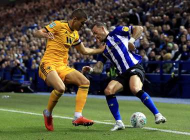 Steven Fletcher Sheffield Wednesday vs Wolves Carabao Cup