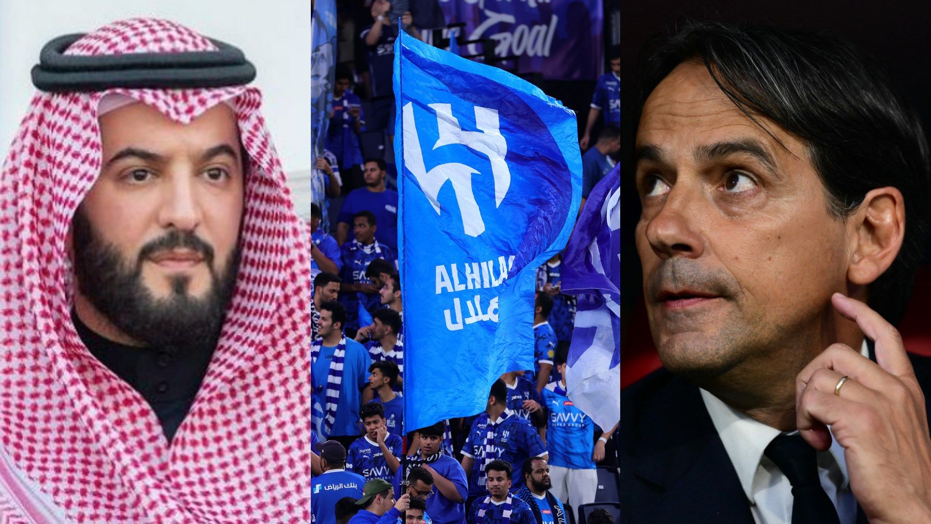 Fahad bin Nafel Hilal Fans Simone Inzaghi