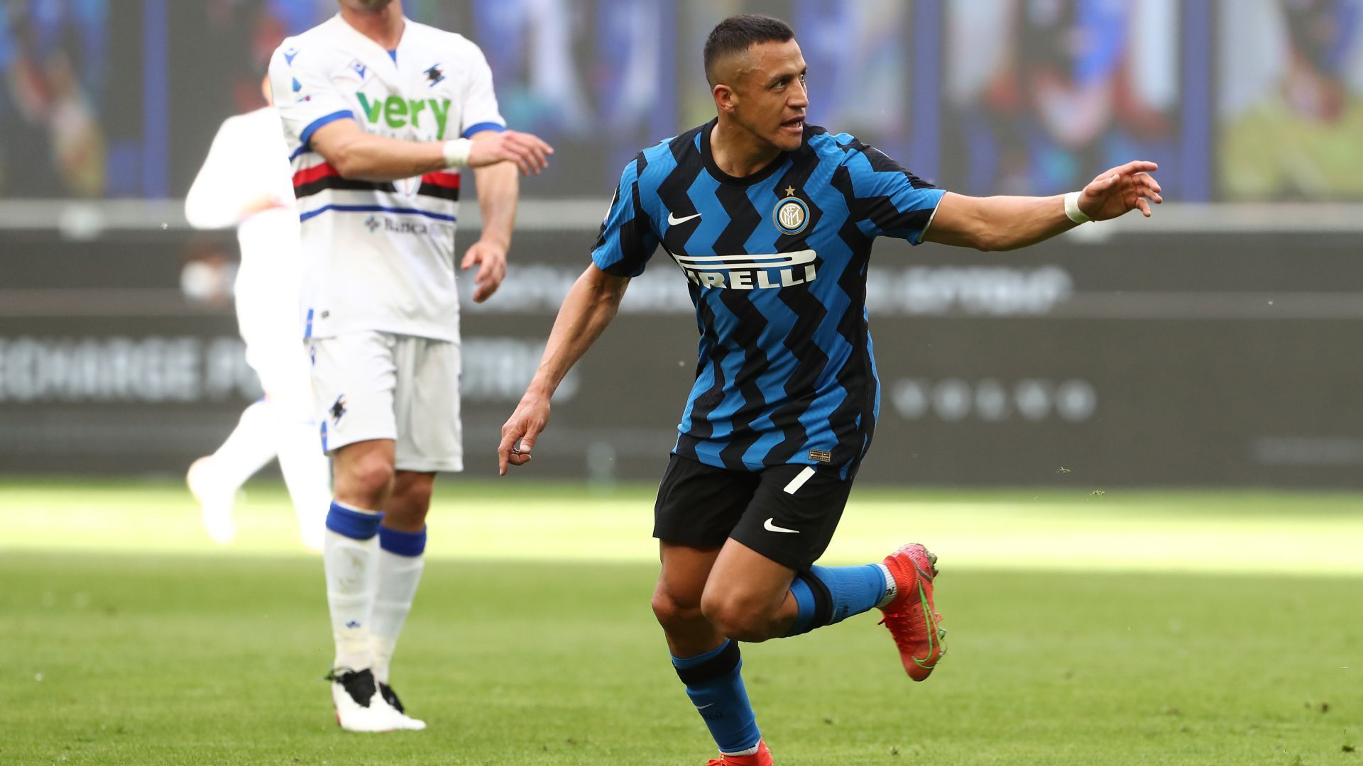 Alexi Sanchez Inter Sampdoria Serie A