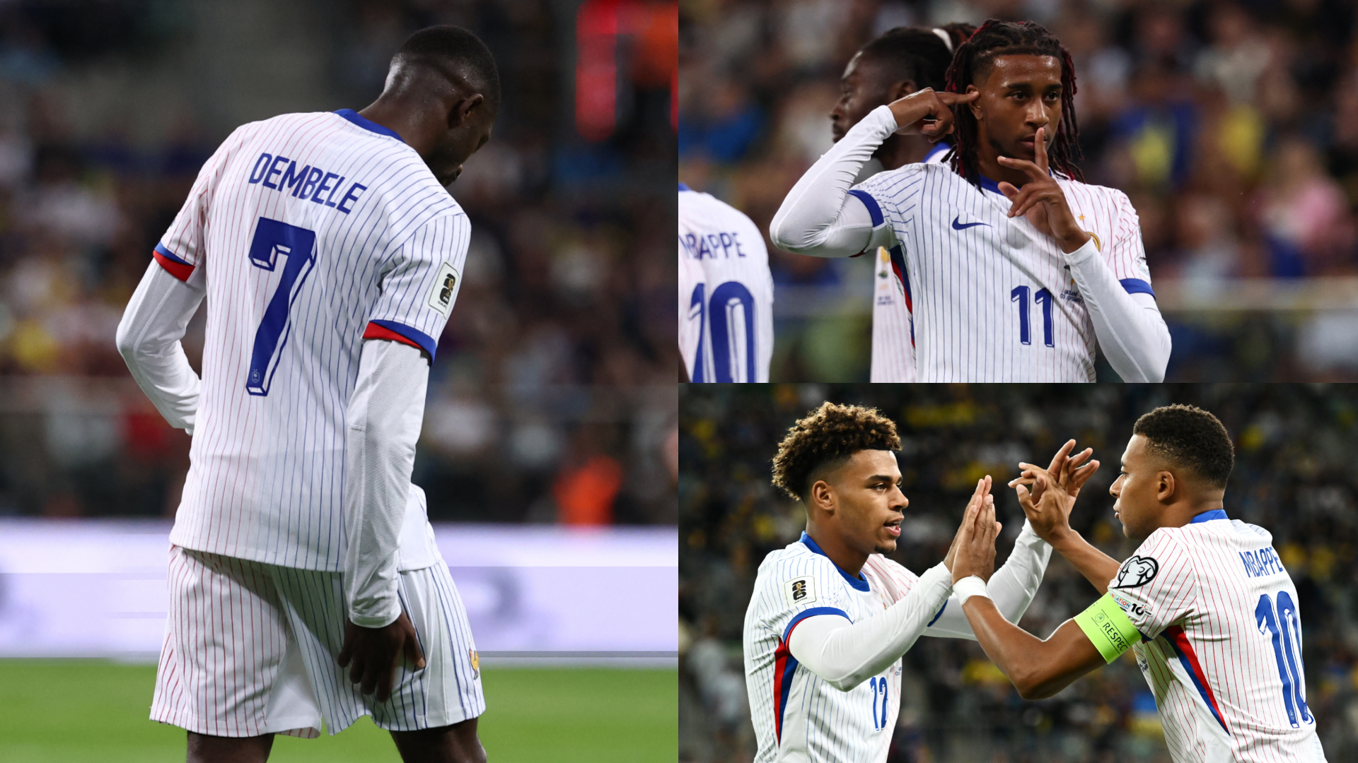 France win but at a cost! Ousmane Dembele hobbles off with hamstring injury as Hugo Ekitike makes international debut in Ukraine win | Goal.com UK