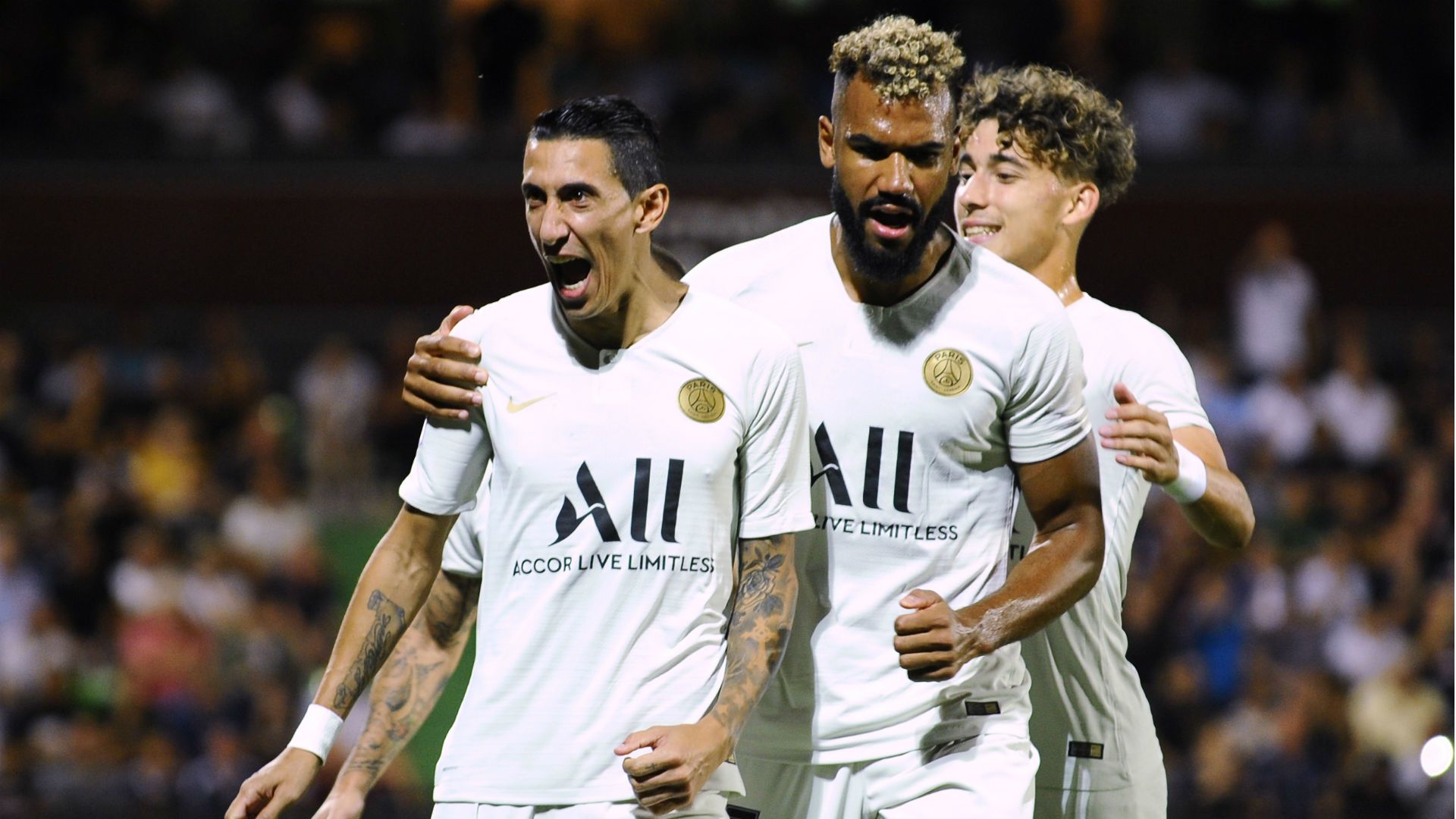 Angel Di Maria Eric Maxim Choupo-Moting PSG PAris Saint Germain Metz 30082019