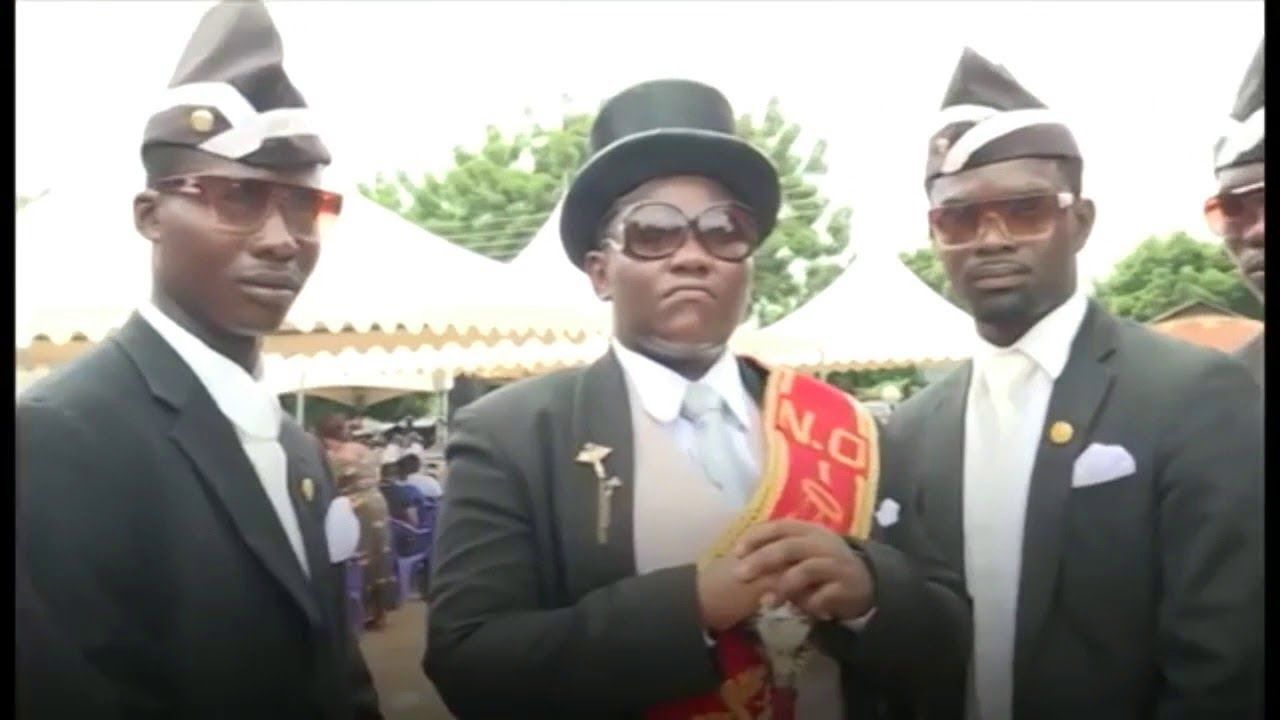 Pallbearer in Ghana