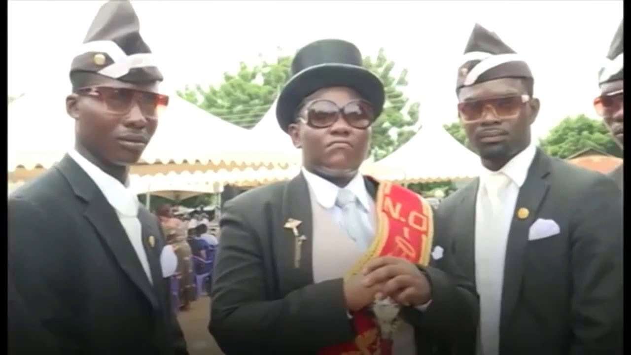 Pallbearer in Ghana