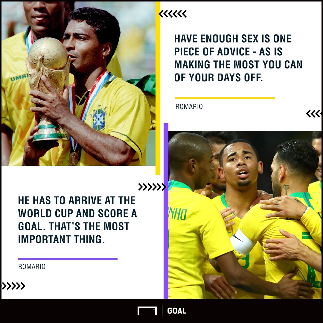 Romario Gabriel Jesus World Cup have sex score goals