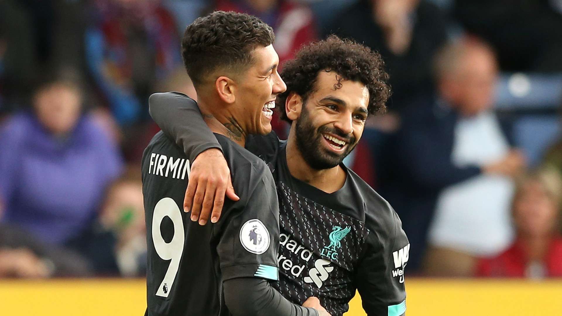 Roberto Firmino Mohamed Salah Liverpool 2019-20