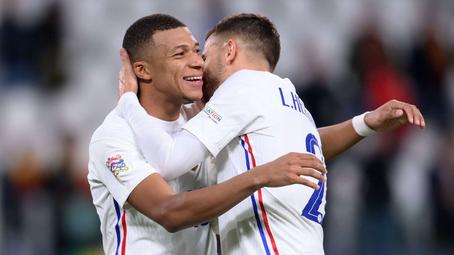 Kylian Mbappe and Lucas Hernandez