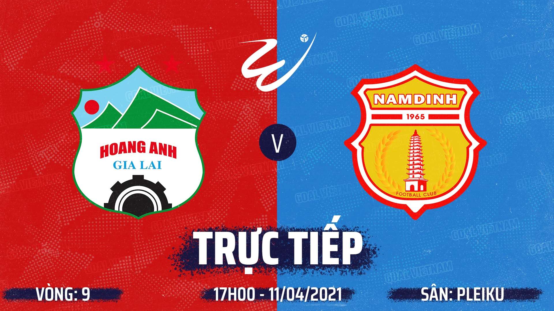 Live Hoang Anh Gia Lai vs Nam Dinh 2021 V.League GFX