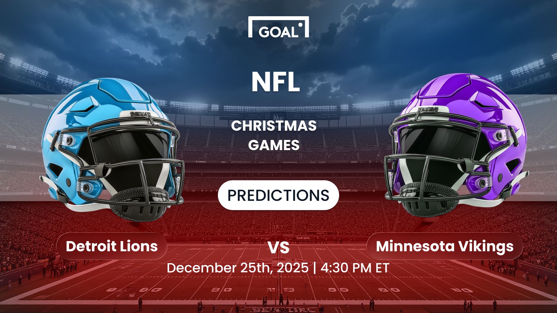 Lions vs Vikings Predictions - NFL Christmas Day 