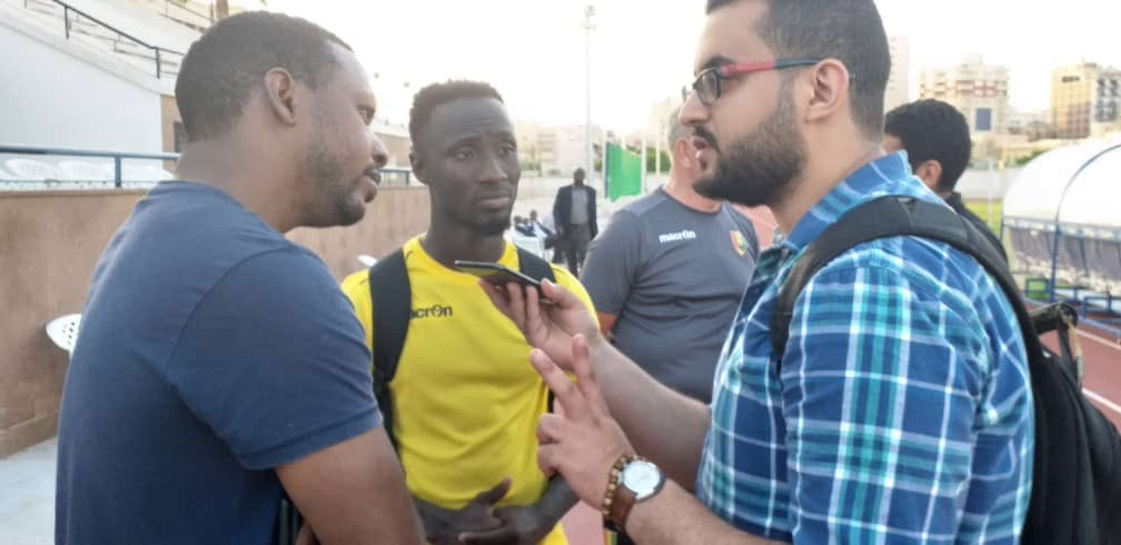 Mahmoud Diaa Interviewing Naby Keita