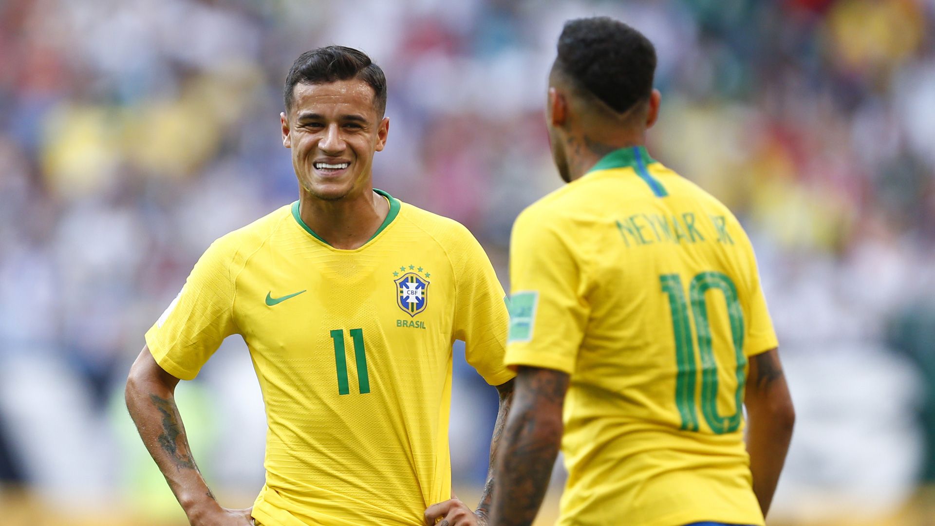 Neymar Coutinho Brasilien 02072018