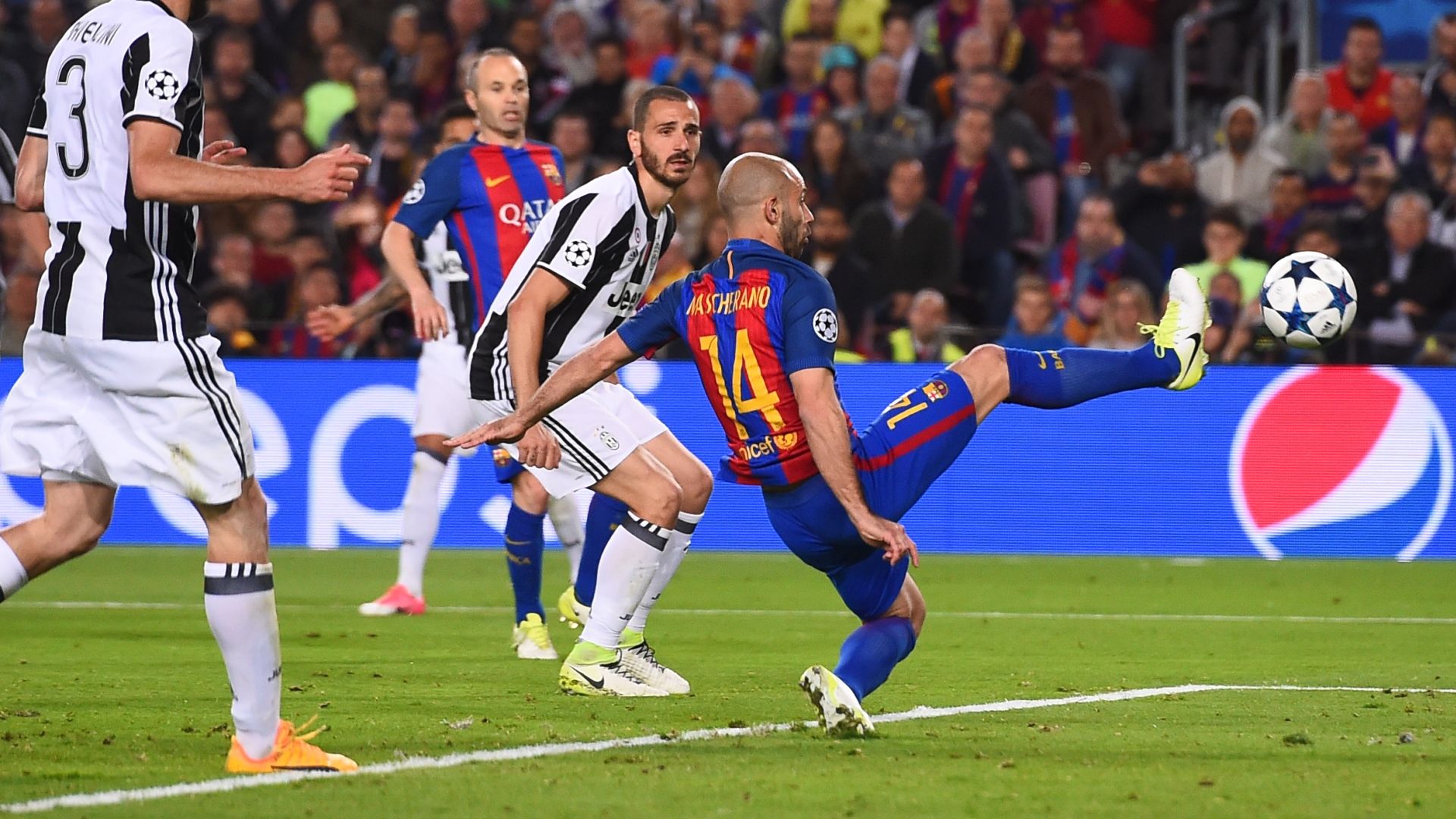 Javier Mascherano Barcelona Juventus UCL 19042017
