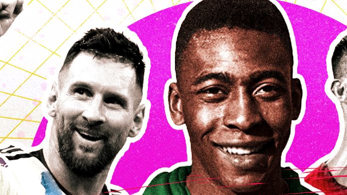 HIC 1x1 Pele Messi Cristiano Ronaldo