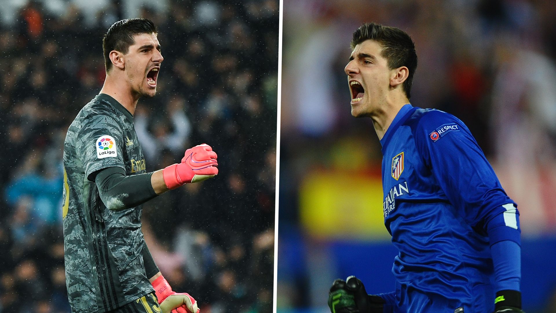 Courtois Real Madrid Atletico Madrid