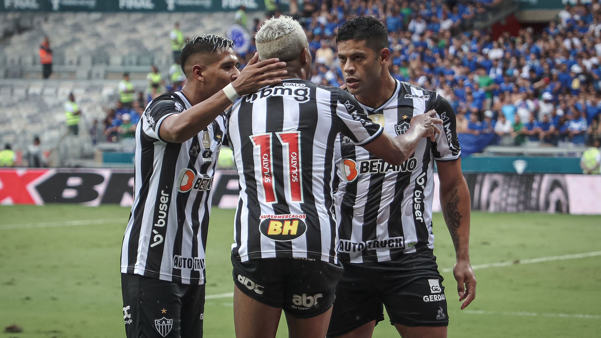 Hulk, Keno, Atlético x Cruzeiro, final Mineiro, 02042022