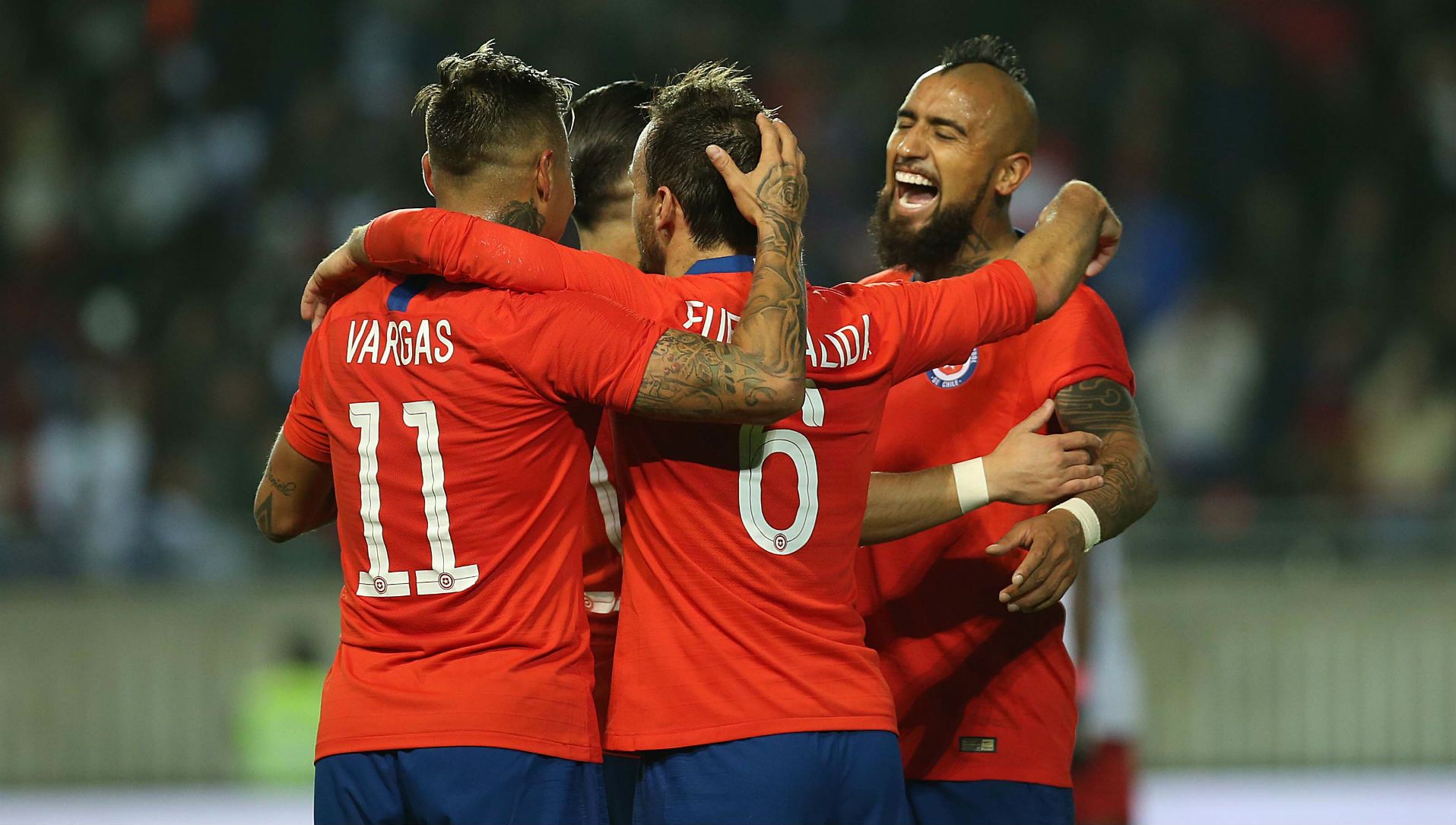 060619 Chile Haití Arturo Vidal José Pedro Fuenzalida Eduardo Vargas