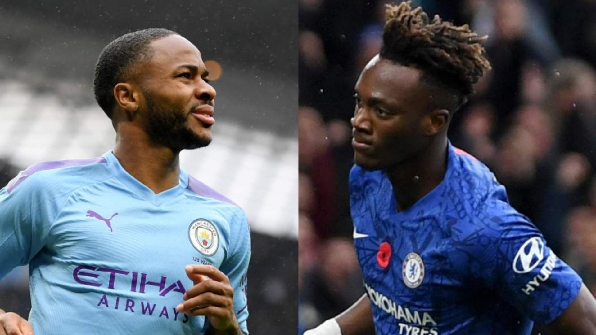 Raheem Sterling Manchester City Tammy Abraham Chelsea 2019-20