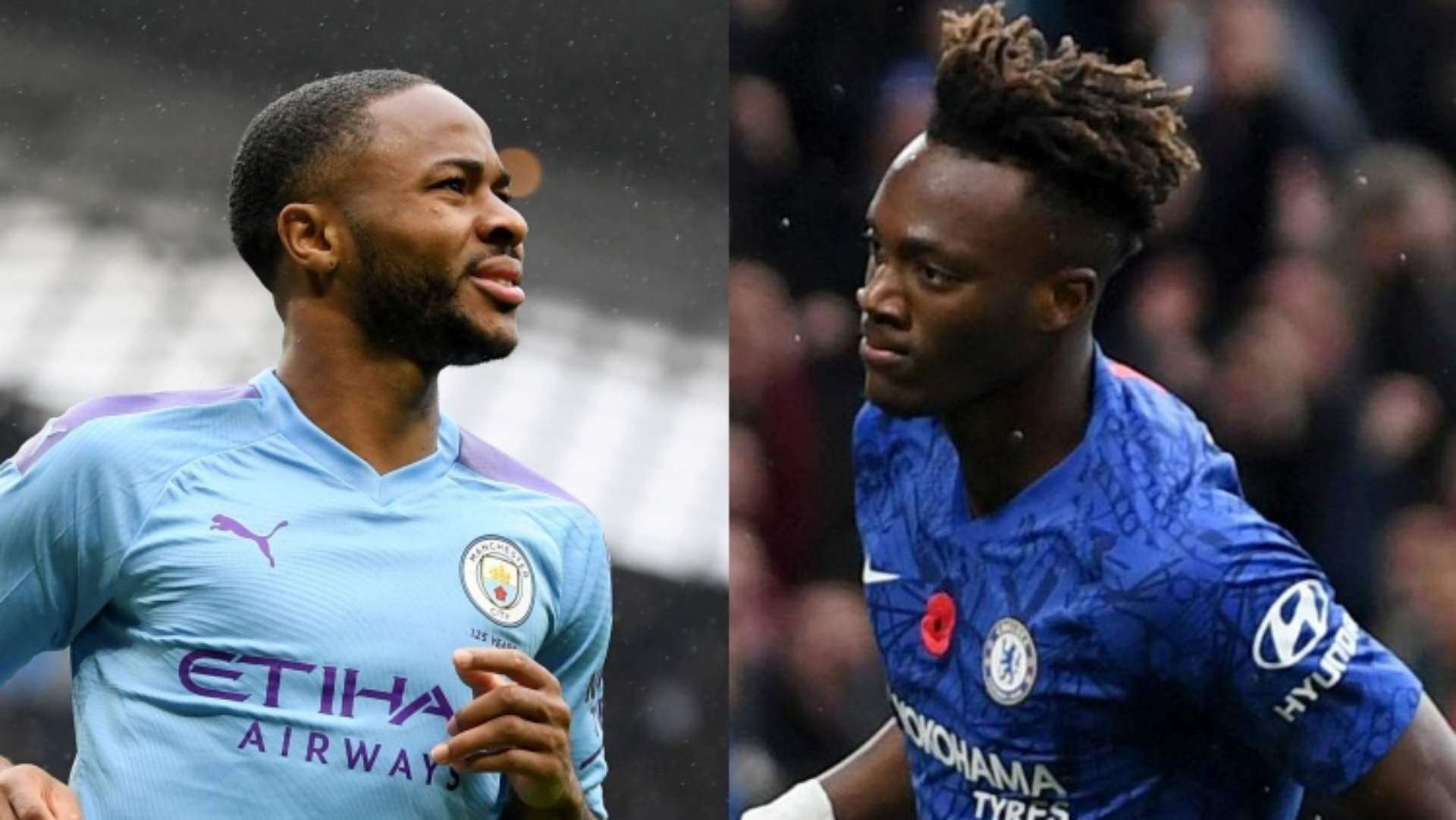 Raheem Sterling Manchester City Tammy Abraham Chelsea 2019-20