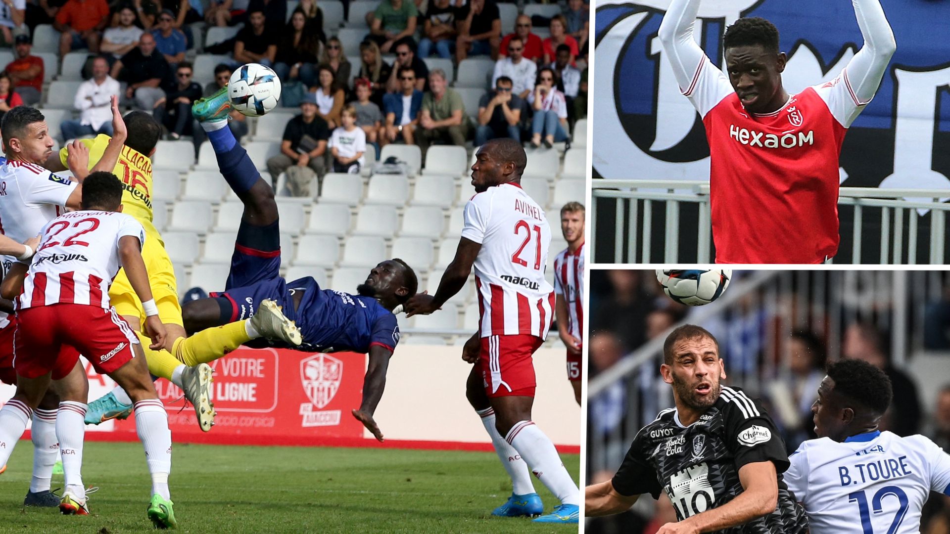 Ligue 1 9e journée Multiplex Ajaccio Balogun Slimani