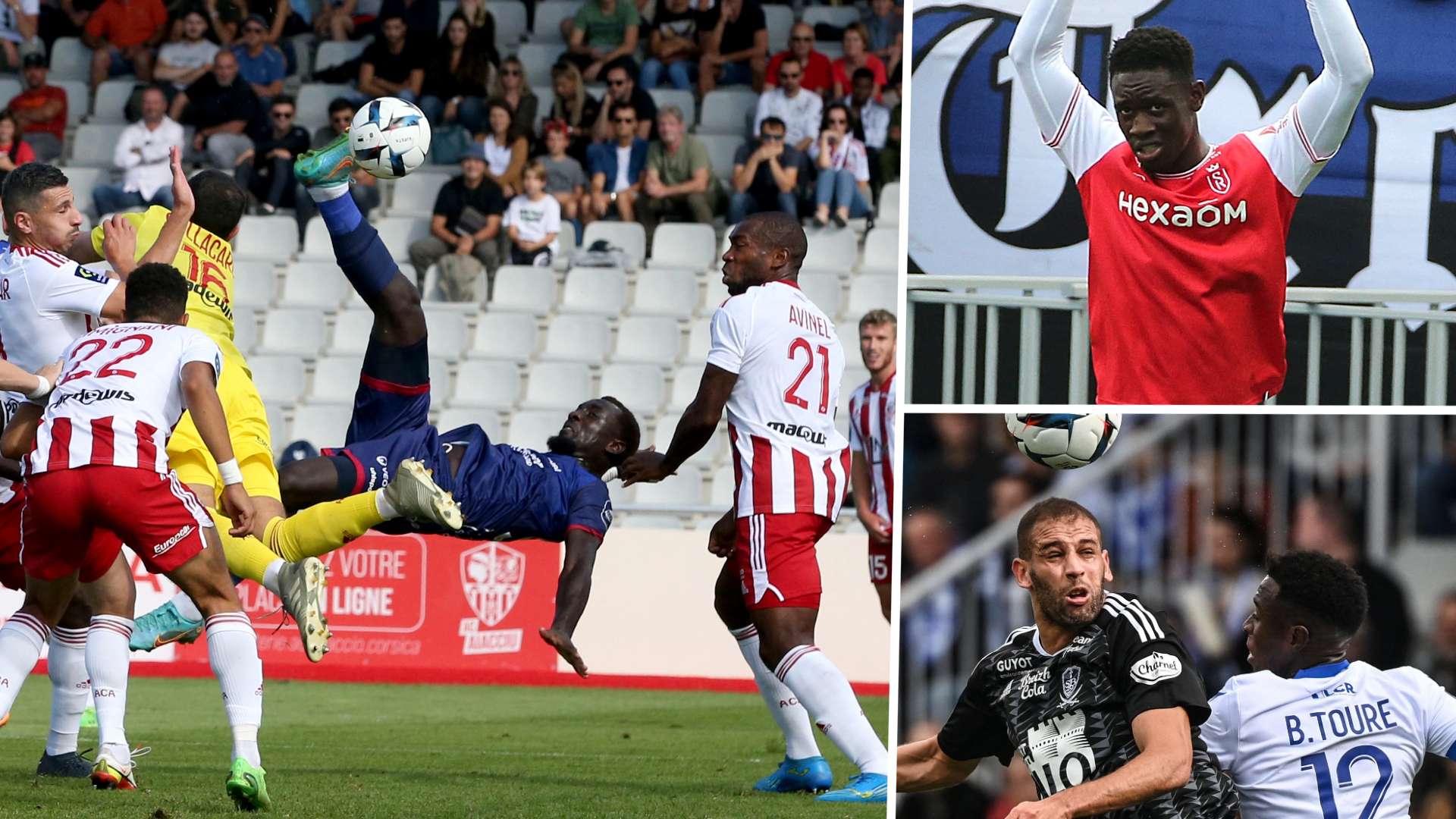 Ligue 1 9e journée Multiplex Ajaccio Balogun Slimani