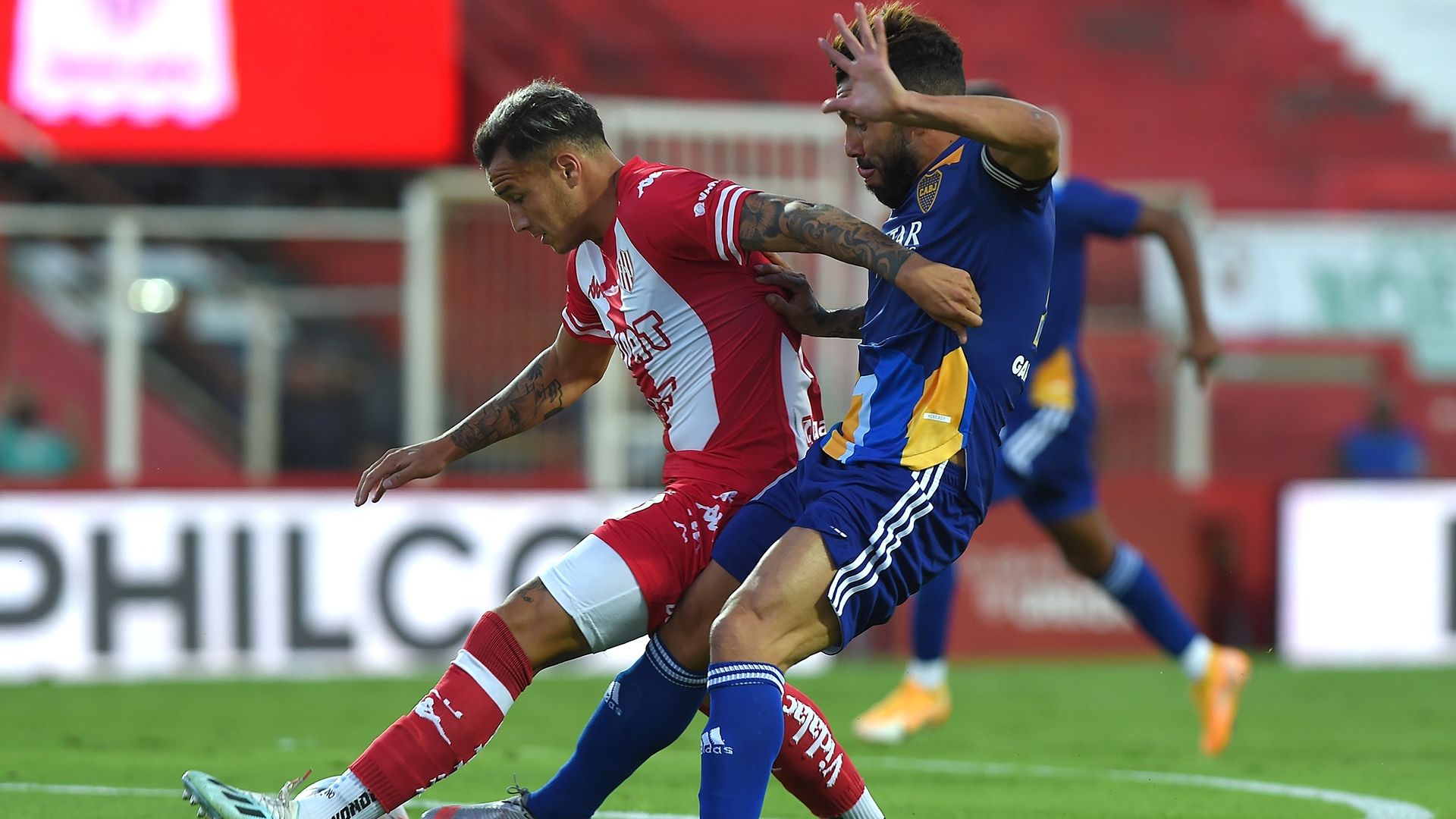 Brian Blasi Carlos Tevez Union Boca Copa Liga Profesional 11042021